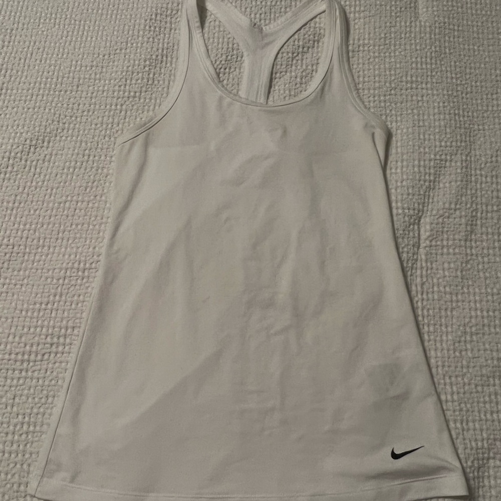 White Nike Tank